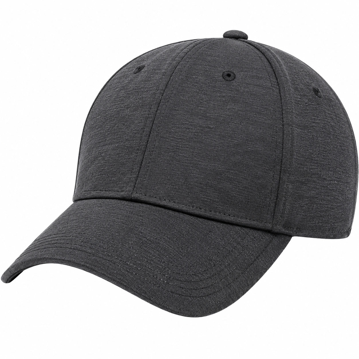 Baseballkappe Einheitsgröße Schwarz Textil mit gebogenem Schirm für den Alltag