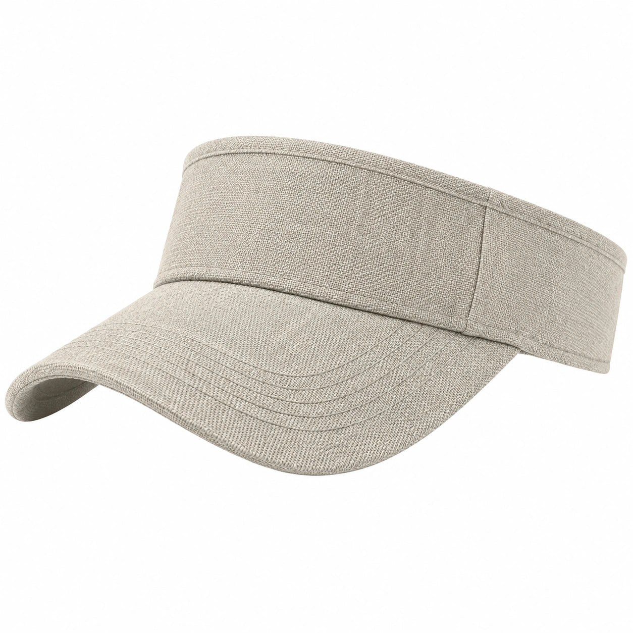 Visor Schirmmütze Einheitsgröße Beige Textilgewebe Sonnenschutz